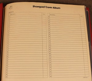 Cover Albums lot of 4 Showgard No. 896 - red photo 8