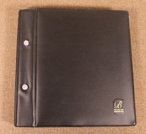 Cover Albums lot of 2 Buxton Kovergard - 2 sizes - black and brown photo 2