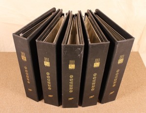 Cover Albums lot of 5 White Ace flip-style albums - black photo 1