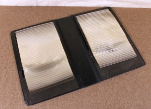 Cover Albums lot of 2 White Ace Postcard Albums flip-style - black photo 3
