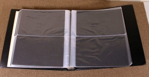 Cover Albums lot of 4 Kleer-Vue Albums - black photo 3
