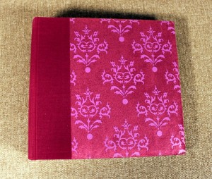 Postcard Albums lot of 5 - burgundy and red photo 3