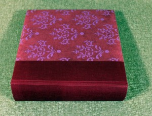 Postcard Albums lot of 5 - burgundy and red photo 4