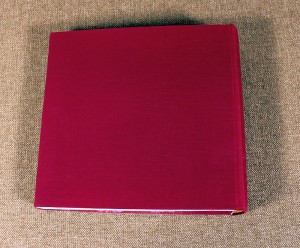 Postcard Albums lot of 5 - burgundy and red photo 5