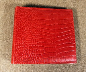 Postcard Albums lot of 5 - burgundy and red photo 8
