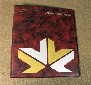 Lot of 4 Unity Canada Stamp Albums - no pages - burgundy photo 5