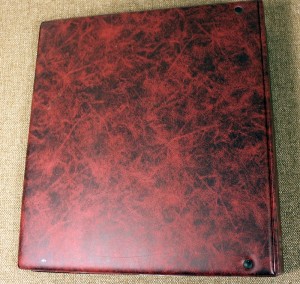 Lot of 4 Unity Canada Stamp Albums - no pages - burgundy photo 6