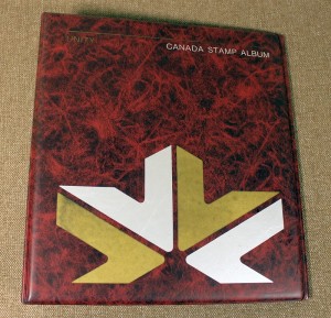Lot of 4 Unity Canada Stamp Albums - no pages - burgundy photo 7