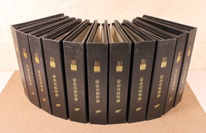 Cover Albums lot of 11 White Ace Flip-Style Binders - black photo 1