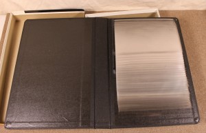 Cover Albums lot of 7 White Ace Flip-style Albums - Two Sizes - black photo 3