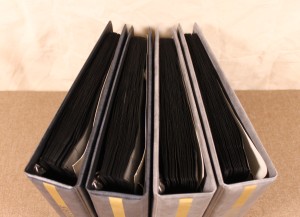 Cover Albums lot of 4 Supersafe - grey and blue photo 2