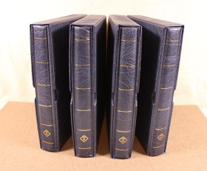 Cover Albums lot of 4 Lighthouse Albums with Slipcases - blue - L12061 photo 1