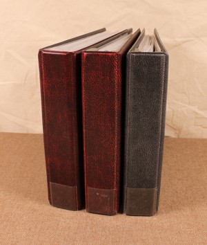 Cover Albums lot of 3 Tipex - charcoal and burgundy photo 1
