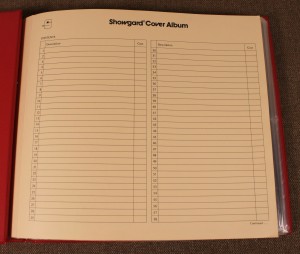 Cover Albums lot of 4 Showgard No. 896 - red and black photo 3