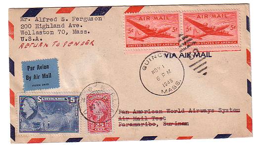 BuckaCover.com Philatelic Articles: Pan Am Air System Test of 1946